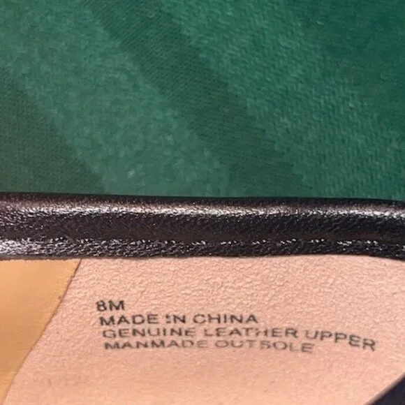 Talbots NEW Indigo Blue chain loafers, Size 8 - Picture 5 of 6